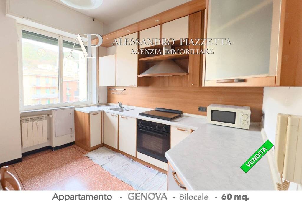 Cucina - Trilocale Genova (zona Borgoratti) - foto 2