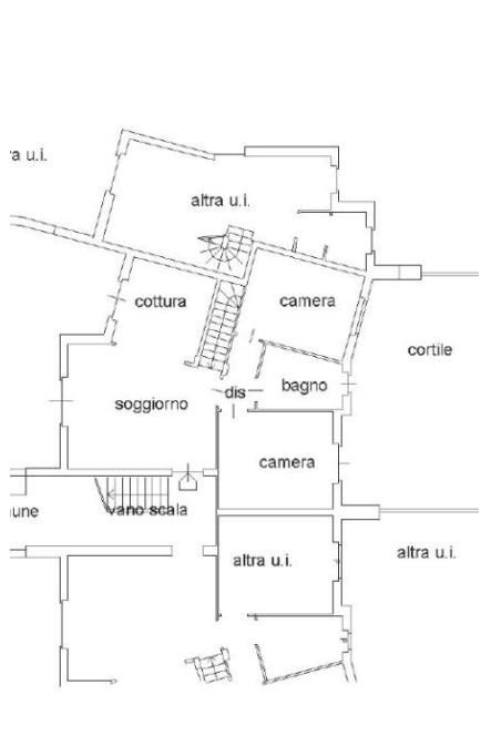 Four-room apartment via Commenda, 34, Volpiano - floor plans 1