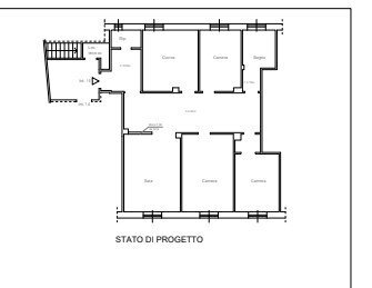 Quadrilocale piazza di Santa Brigida, 15, Genova - planimetria 1