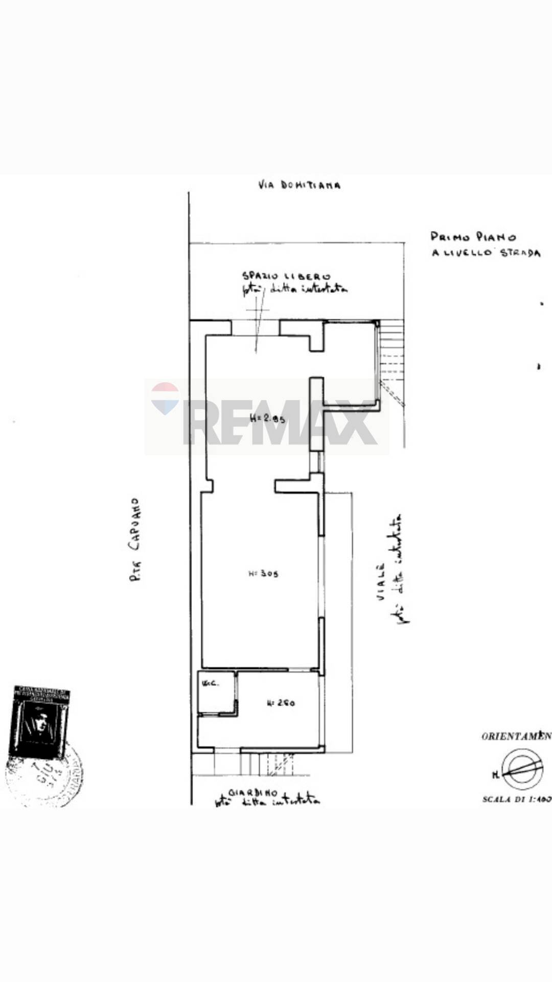 Pianta 2D - Locale Commerciale Pozzuoli - planimetria 1
