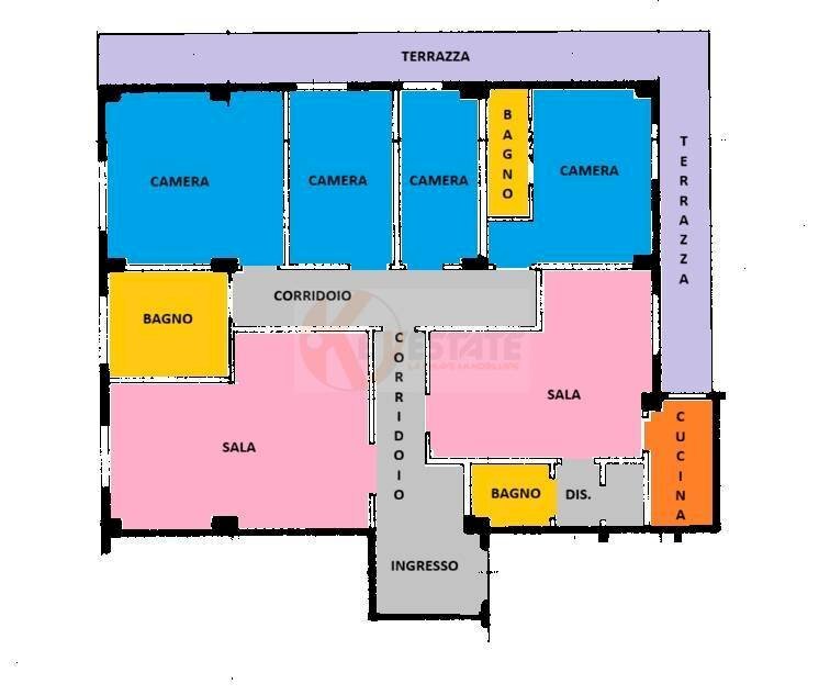 Foto 63 - Appartamento via Luna e Sole
 
42, Sassari - planimetria 1