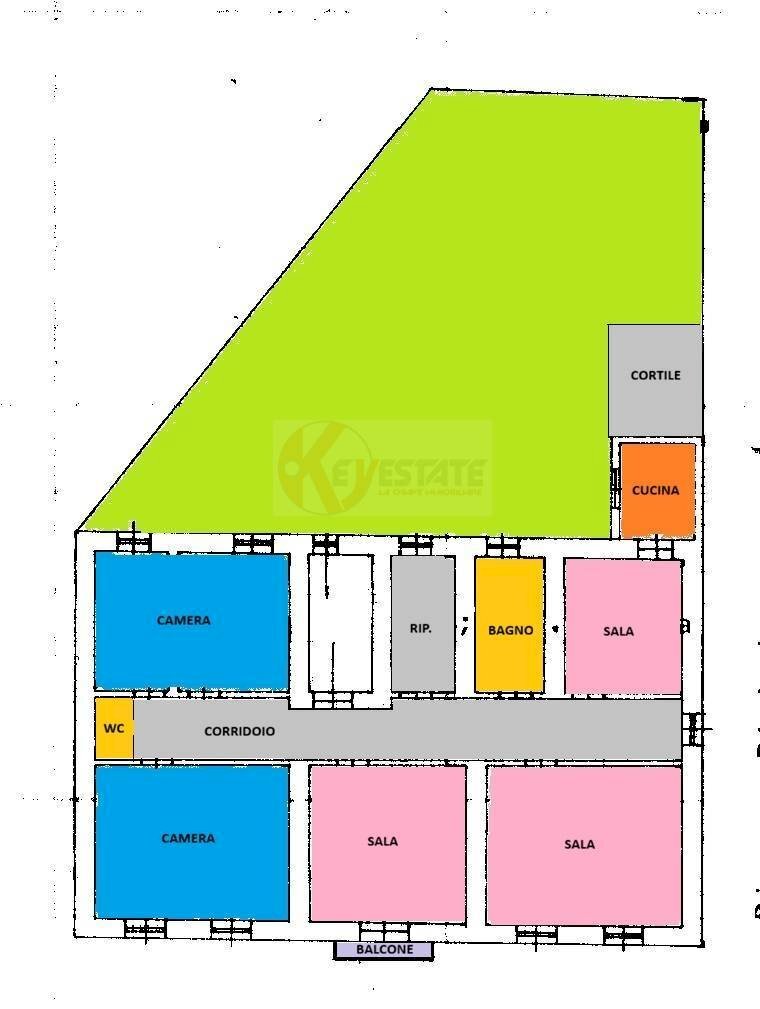 Foto 38 - Appartamento corso Angioy
 
6, Bono - planimetria 1