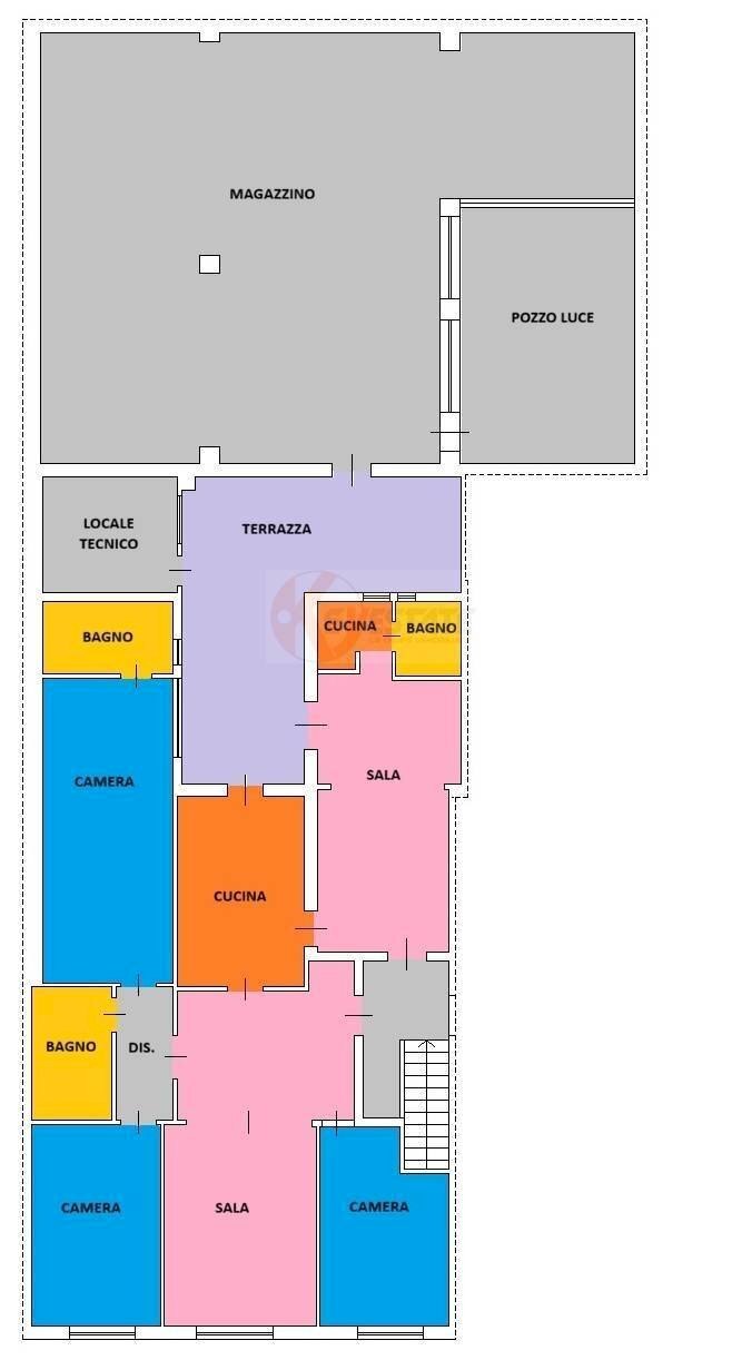 Foto 48 - Appartamento via Principessa Maria
 
16, Sassari - planimetria 1