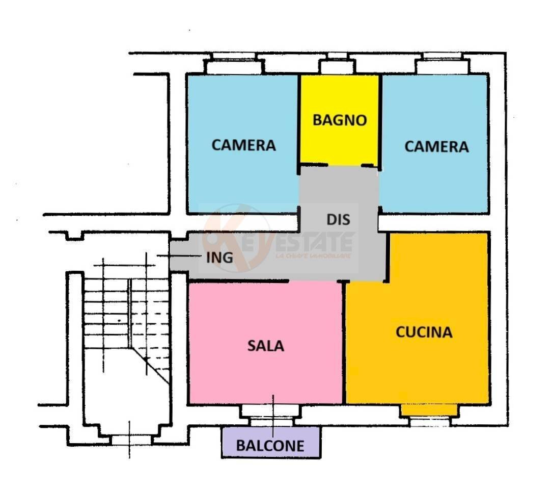 Foto 28 - Trilocale via Carducci
 
5, Sassari - planimetria 1