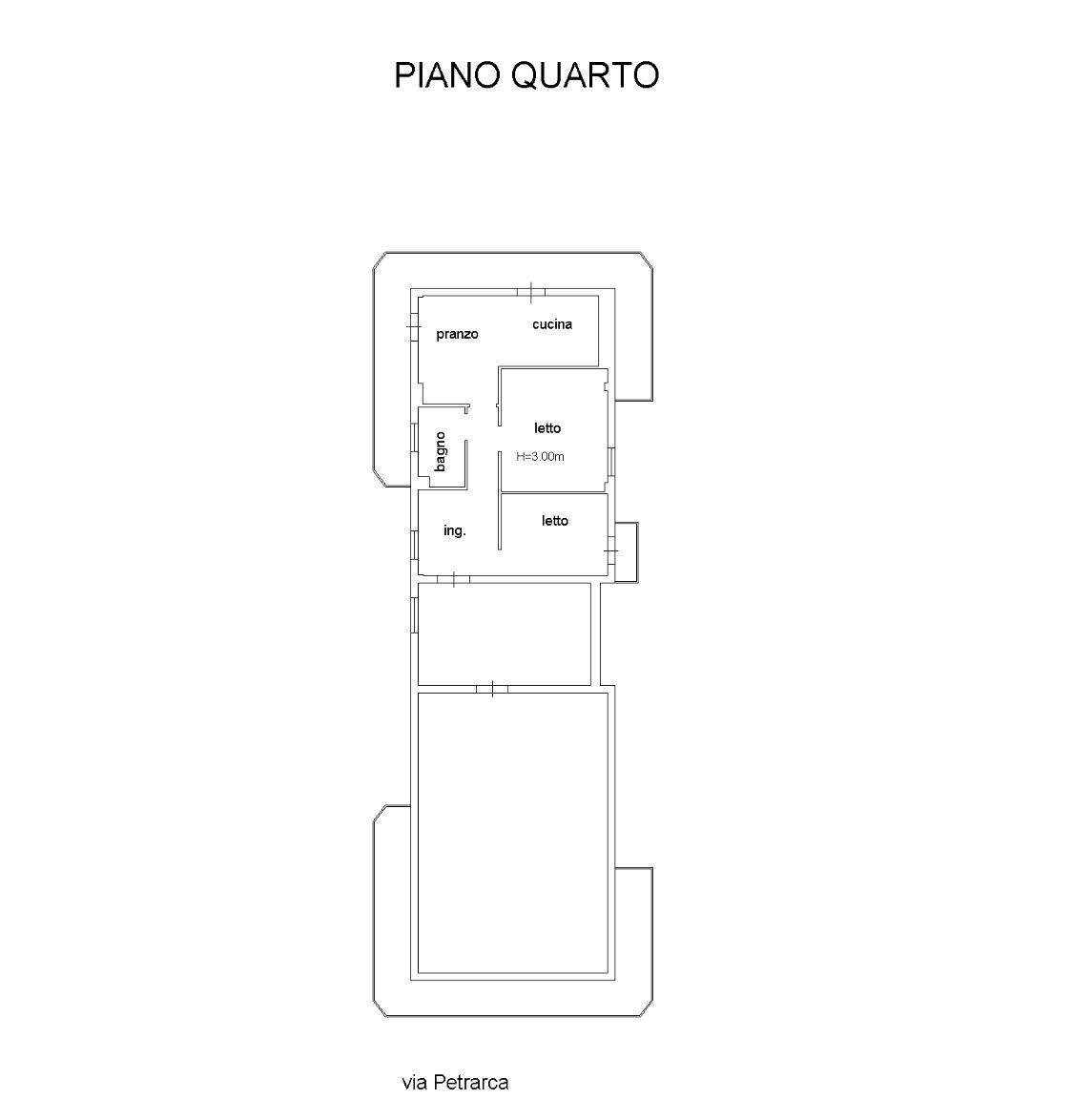 Foto 19 - Three-room apartment Via Francesco Petrarca
 
11, Gallipoli - floor plans 1