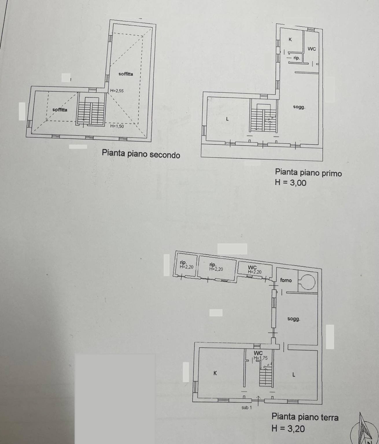 Villa via Imperia, 17, Albanella - floor plans 1