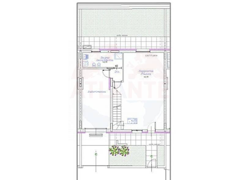 Foto 54 - Terraced Villa via Vittorio Emanuele II, Capriolo - floor plans 1