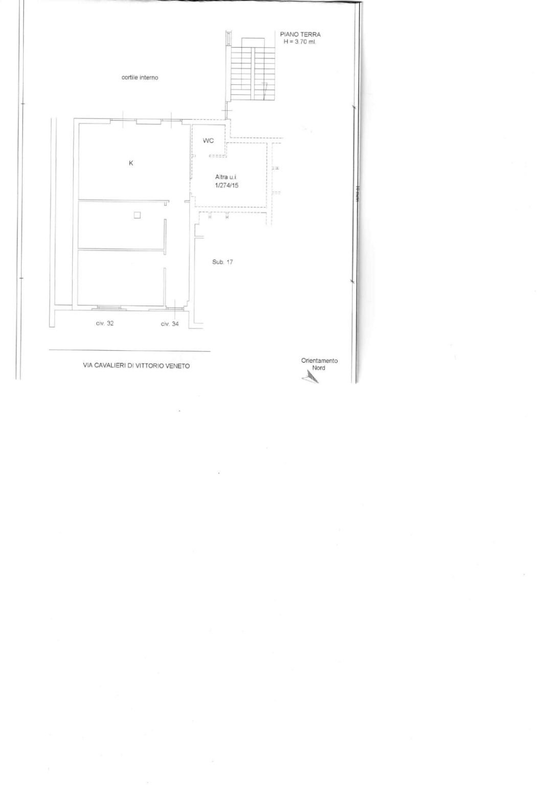 Quadrilocale via Angelo Volpicelli, 30/32, Arzano - planimetria 1
