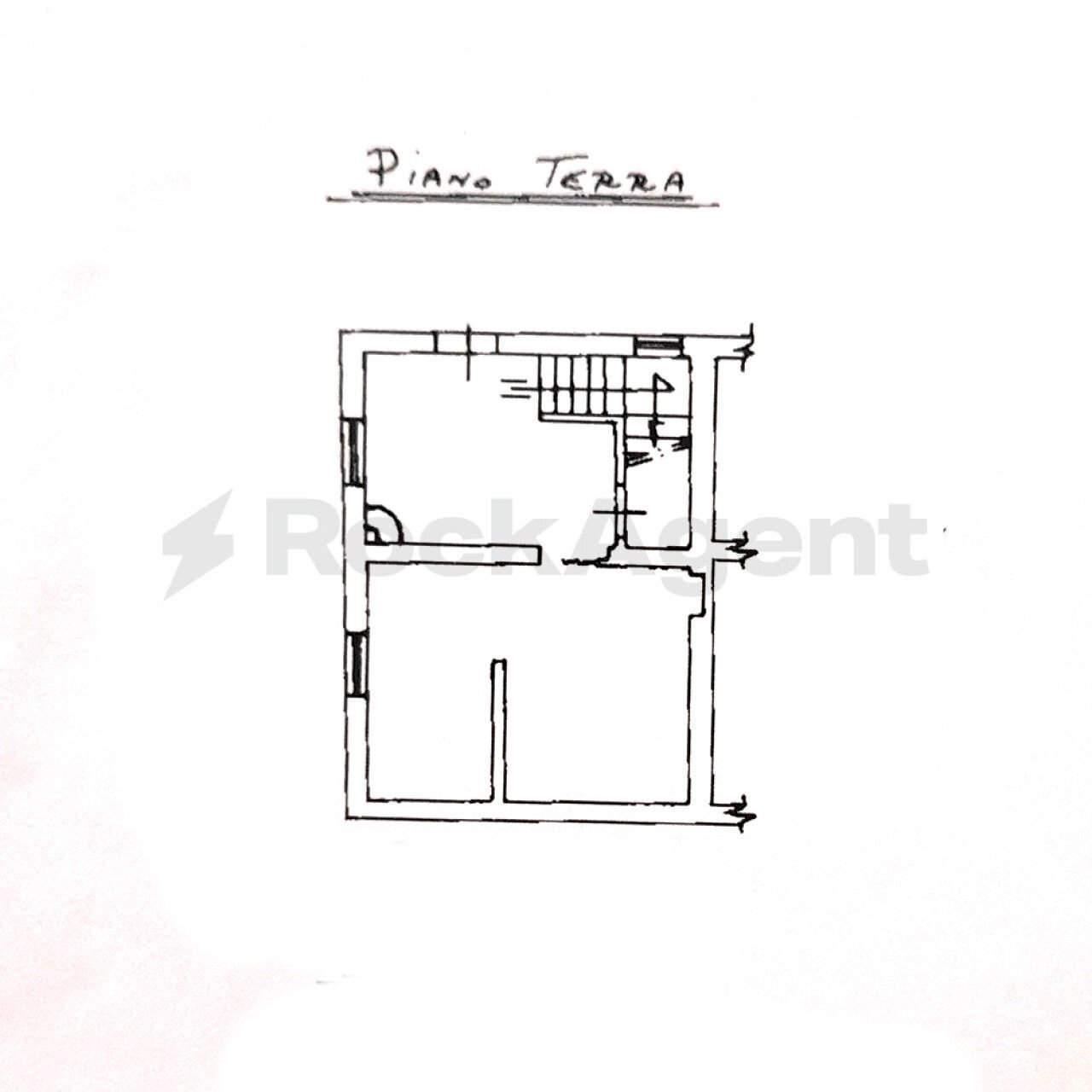 Trilocale via Cavour, 1, Acquapendente - planimetria 1