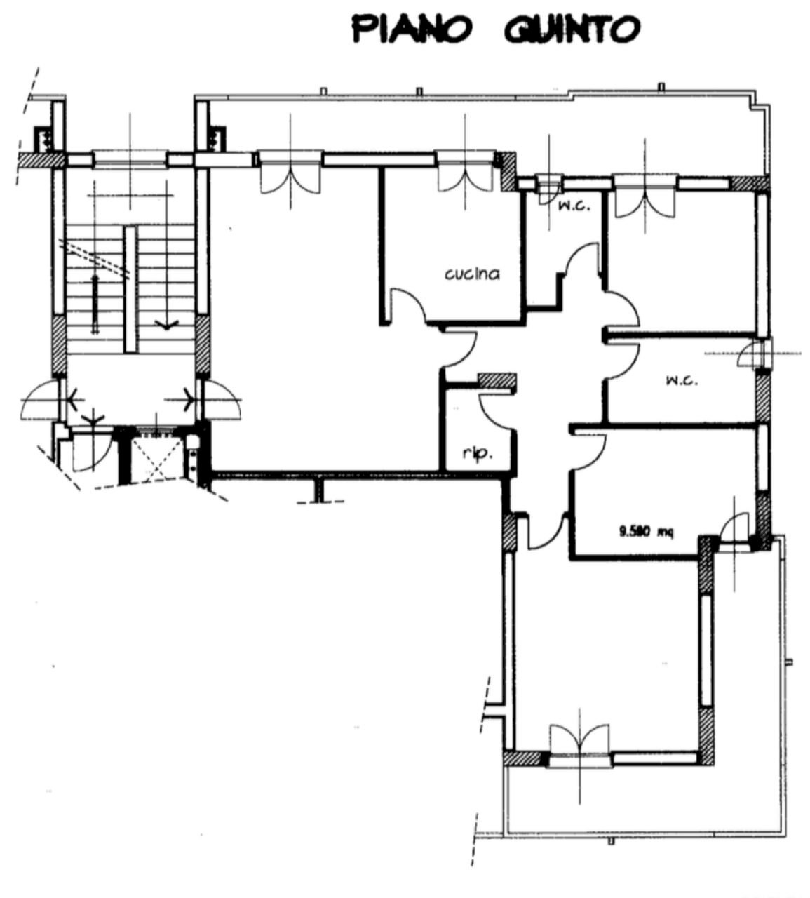 Quadrilocale via Nicola Misasi, 76 a, Catanzaro - planimetria 1