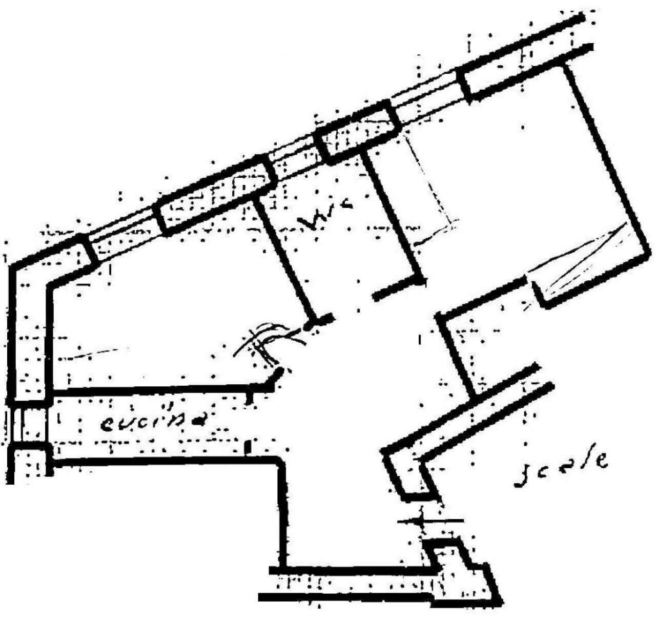 Bilocale via Pandolfo I, Roma - planimetria 1