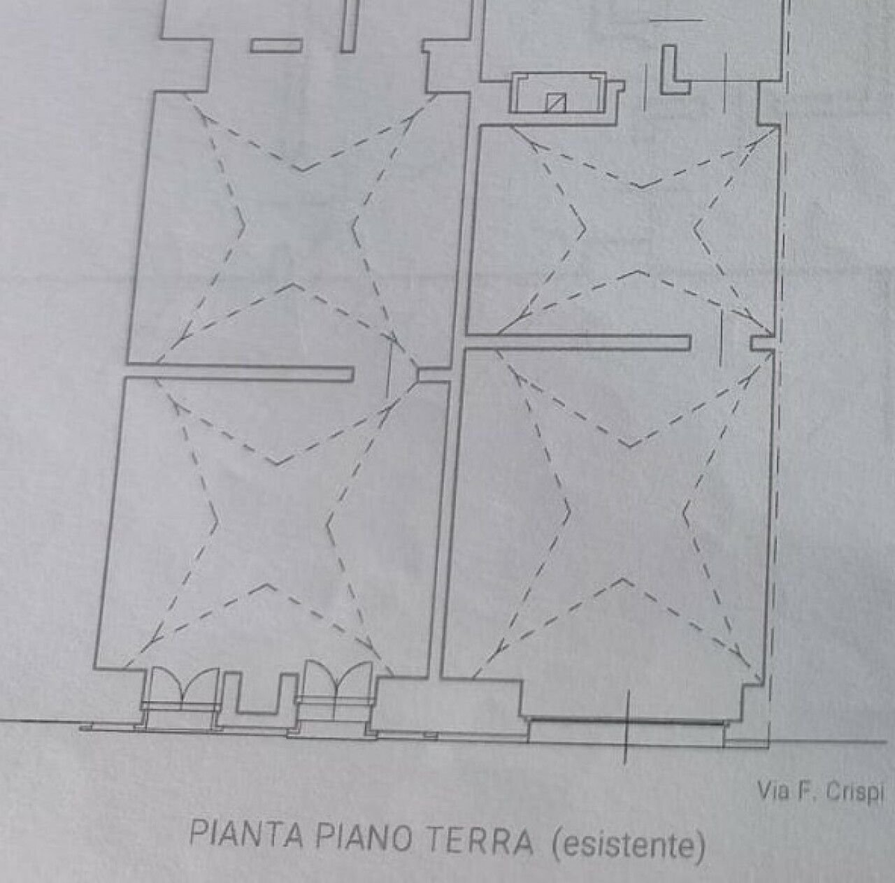 Quadrilocale via F. Crispi 108, Taurisano - planimetria 1