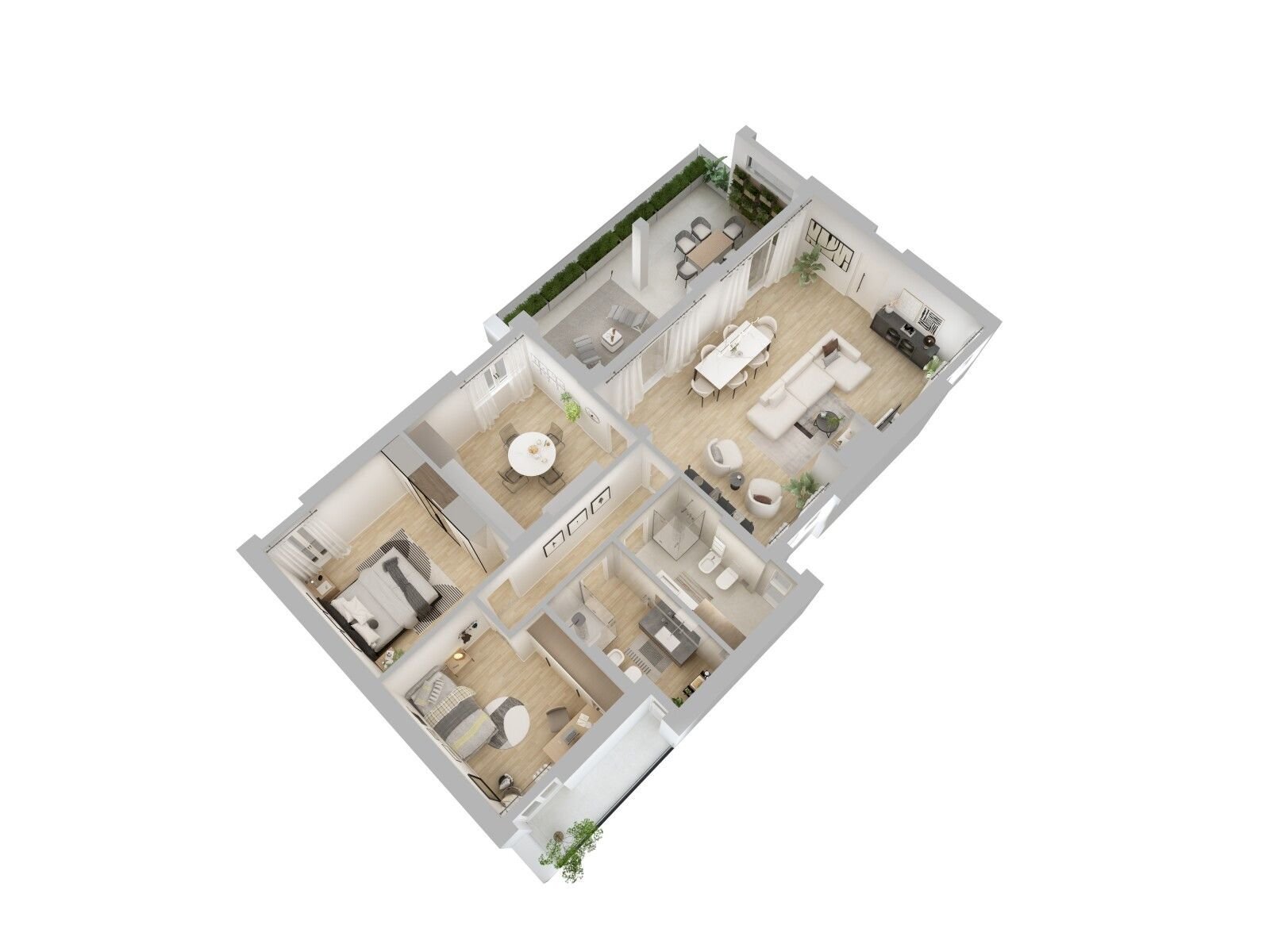 Attic strada della Paiola, 800, Pavia - floor plans 1