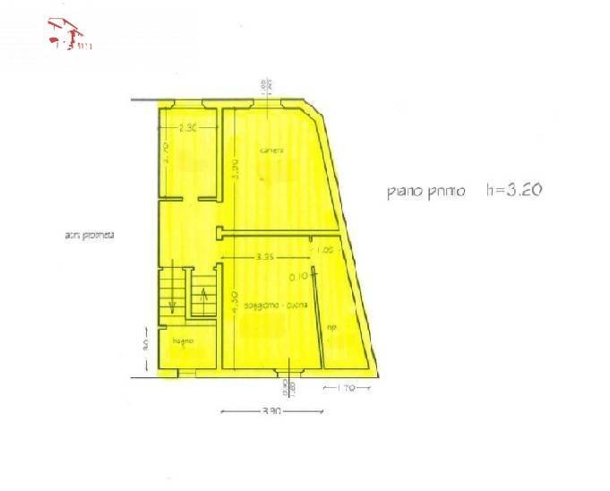 Foto 21 - Trilocale via Piave
 
9, Rignano sull'Arno - planimetria 1