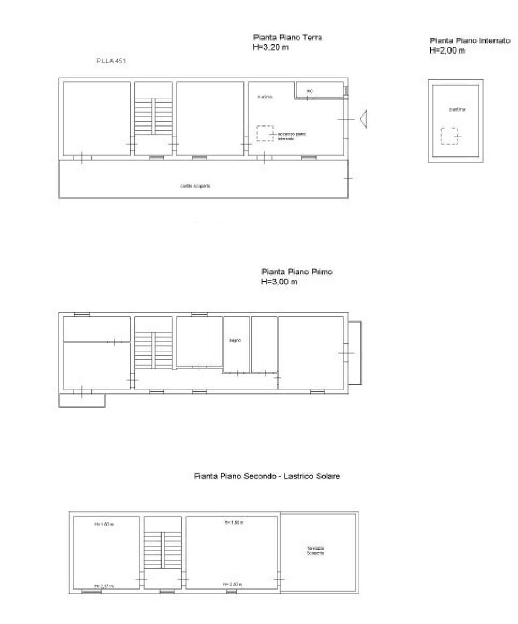 Independent house via Casina di Dentro, 3, Bitonto - floor plans 1