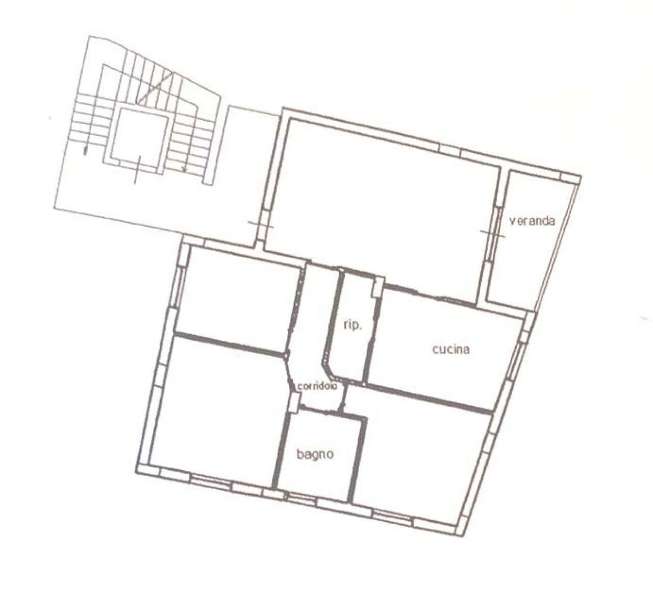 Apartment via Piemonte, 15, Mazara del Vallo - floor plans 1