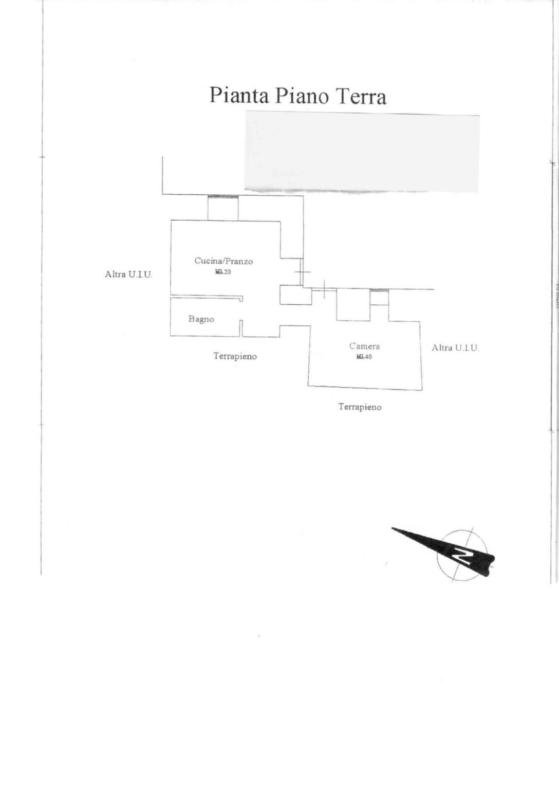 Villa via San Pietro alla Costa, Ravello - planimetria 1