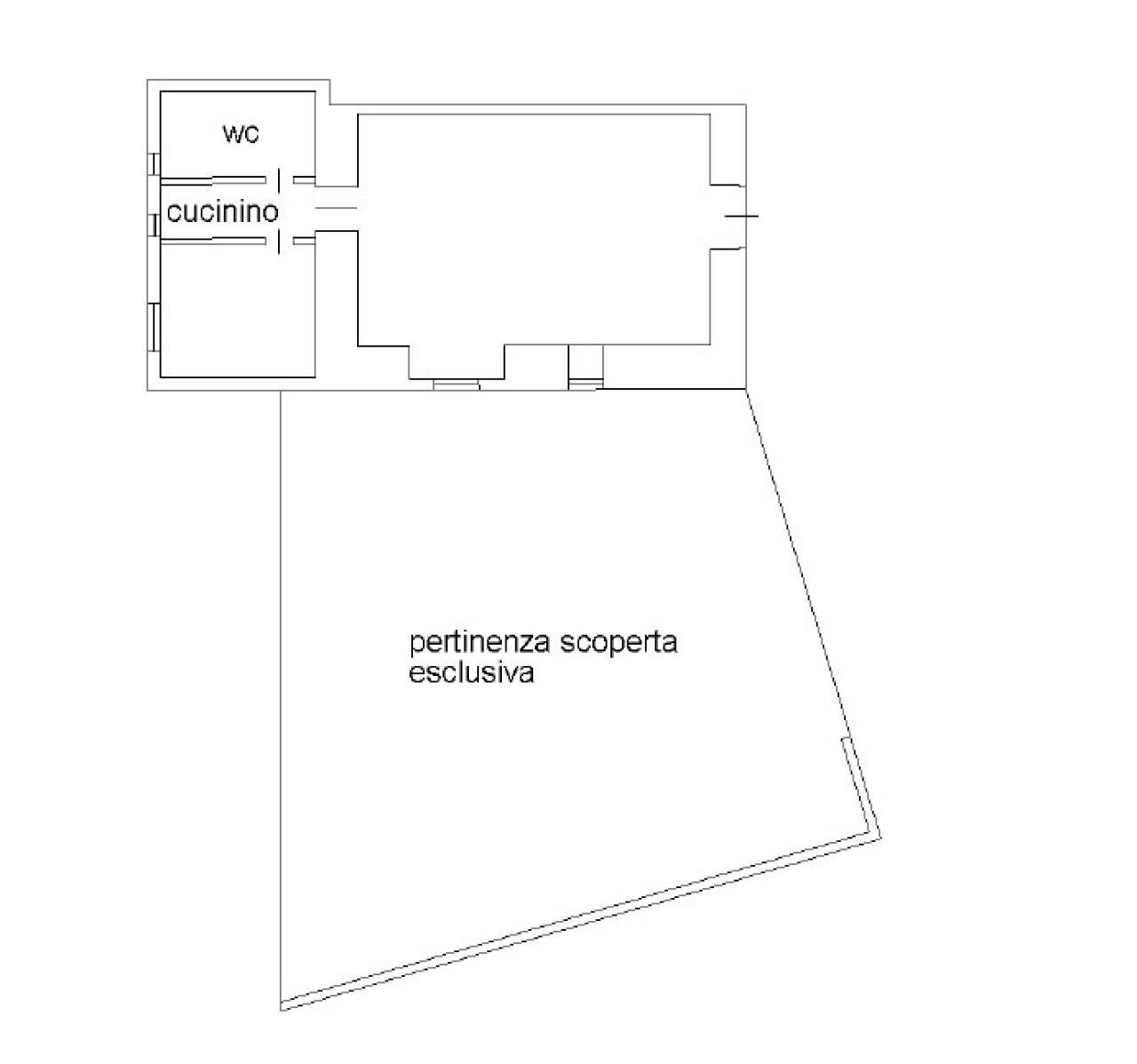 Two-room apartment strada Crocifisso, 6, Bari - floor plans 1