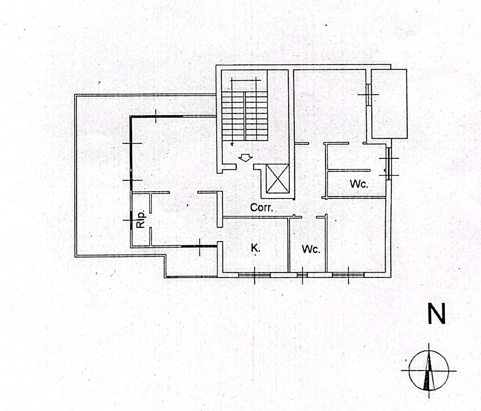 Quadrilocale viale Tommaso Campanella, 90, Catanzaro - planimetria 1