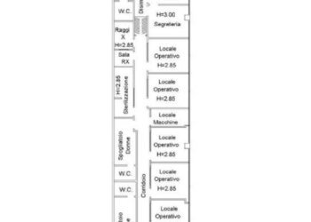 Planimetria - Ufficio via Amilcare Ponchielli, 23, Bologna (zona Savena) - foto 15