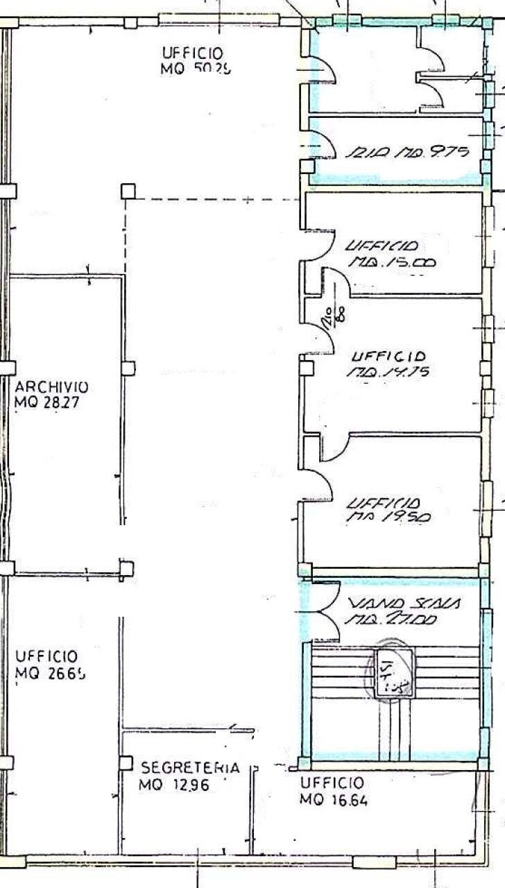 Ufficio via F. Petrarca, 37, Piove di Sacco - planimetria 1