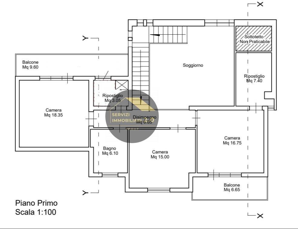 Foto 97 - Villa Via Pecile
 
18, Tivoli - floor plans 1