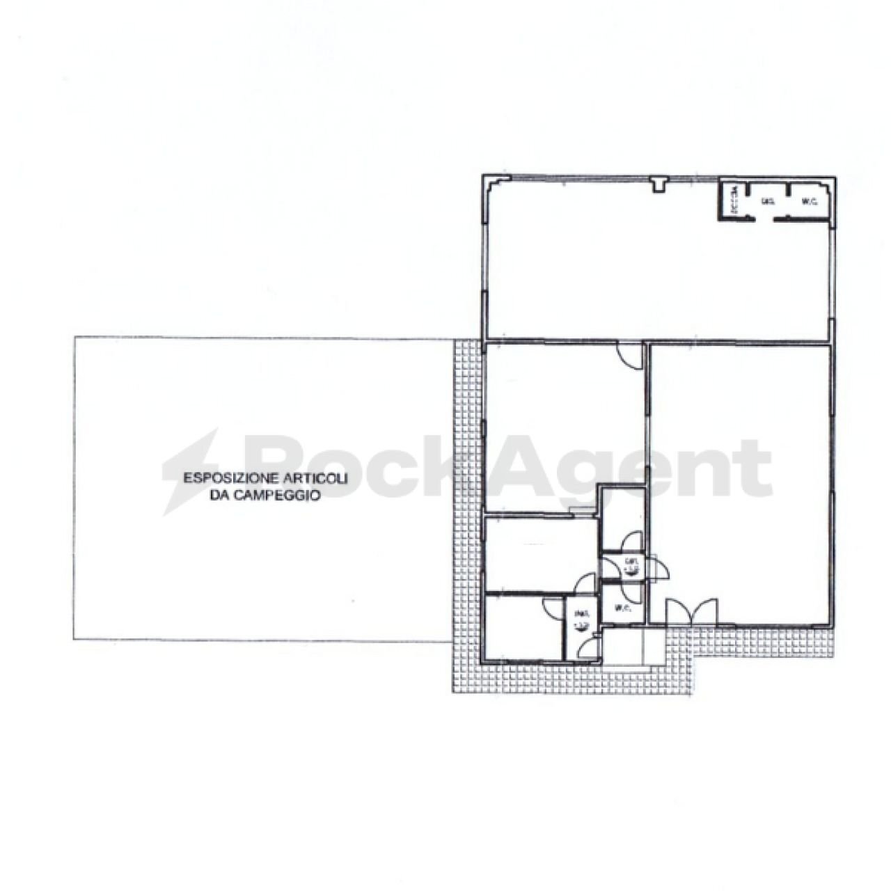Commercial Activity strada Nazionale Adriatica Sud, 108, Fano - floor plans 1