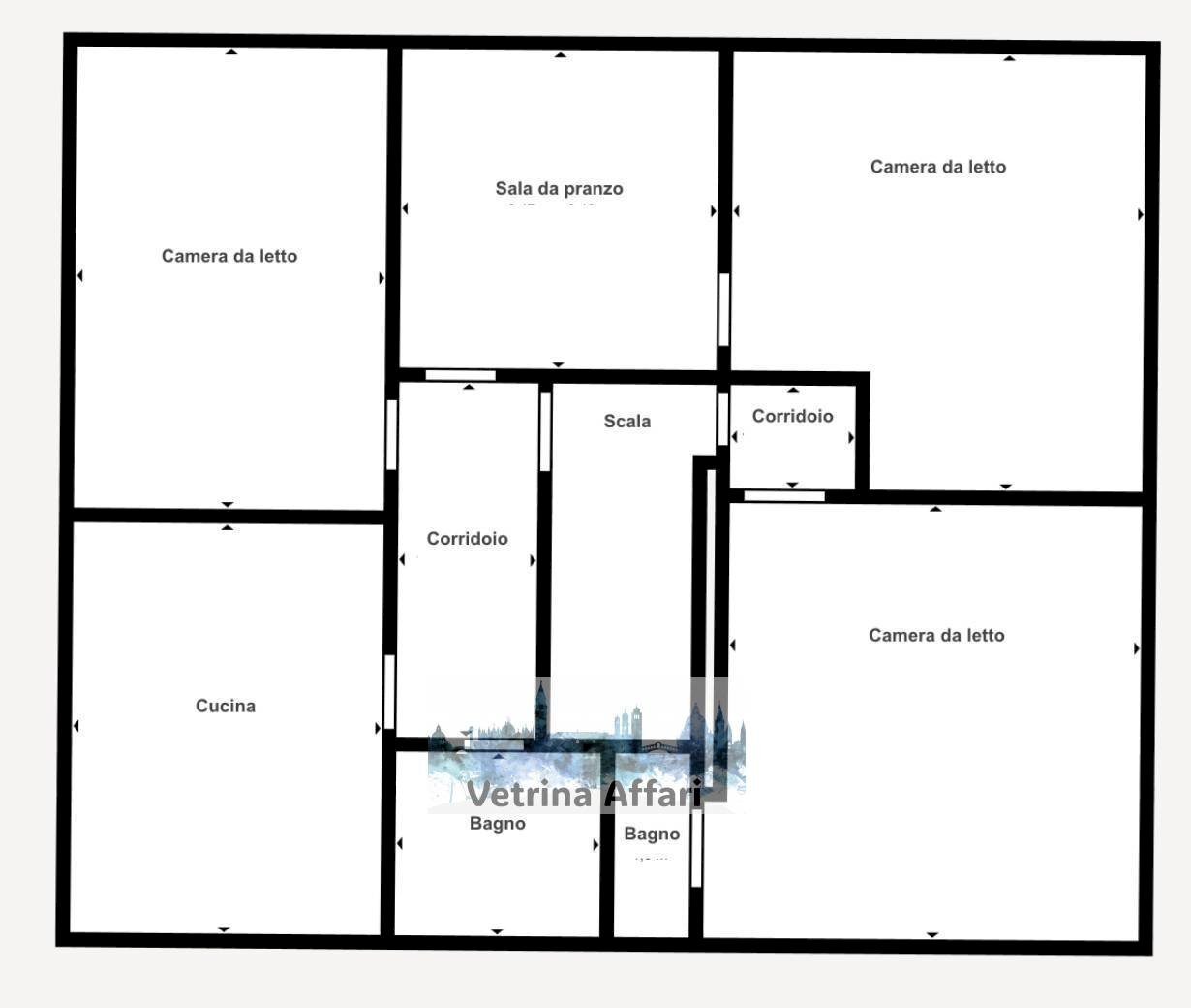 Foto 29 - Appartamento san marco, Venezia - planimetria 1