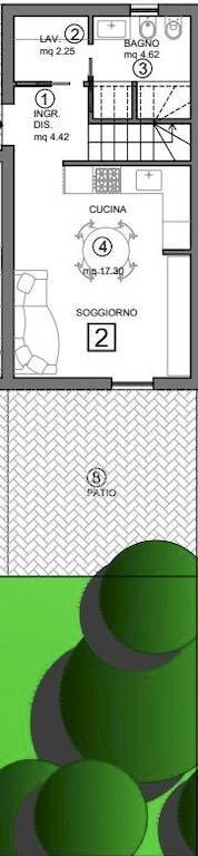 Foto 24 - Villa a Schiera coffia, Pratovecchio Stia - planimetria 1