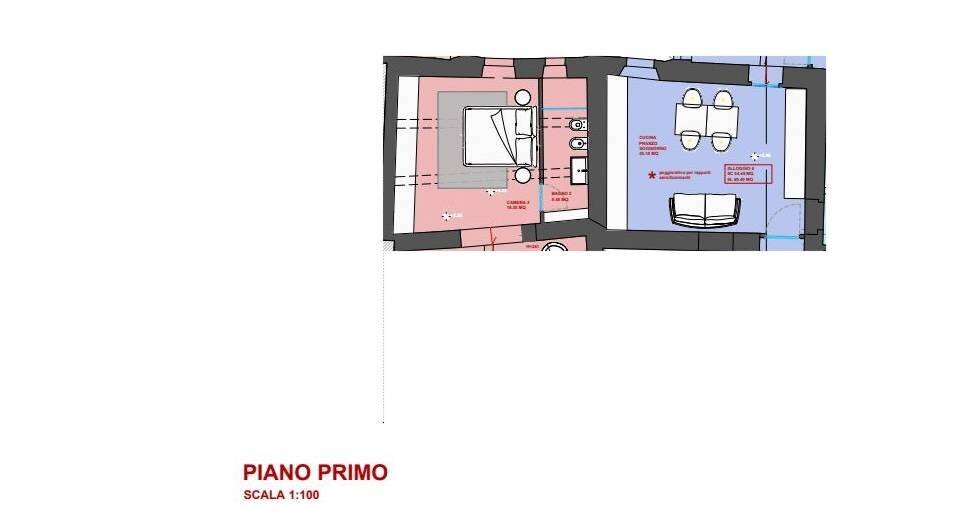 Foto 21 - Bilocale via delle Sodera
 
19, Impruneta - planimetria 1
