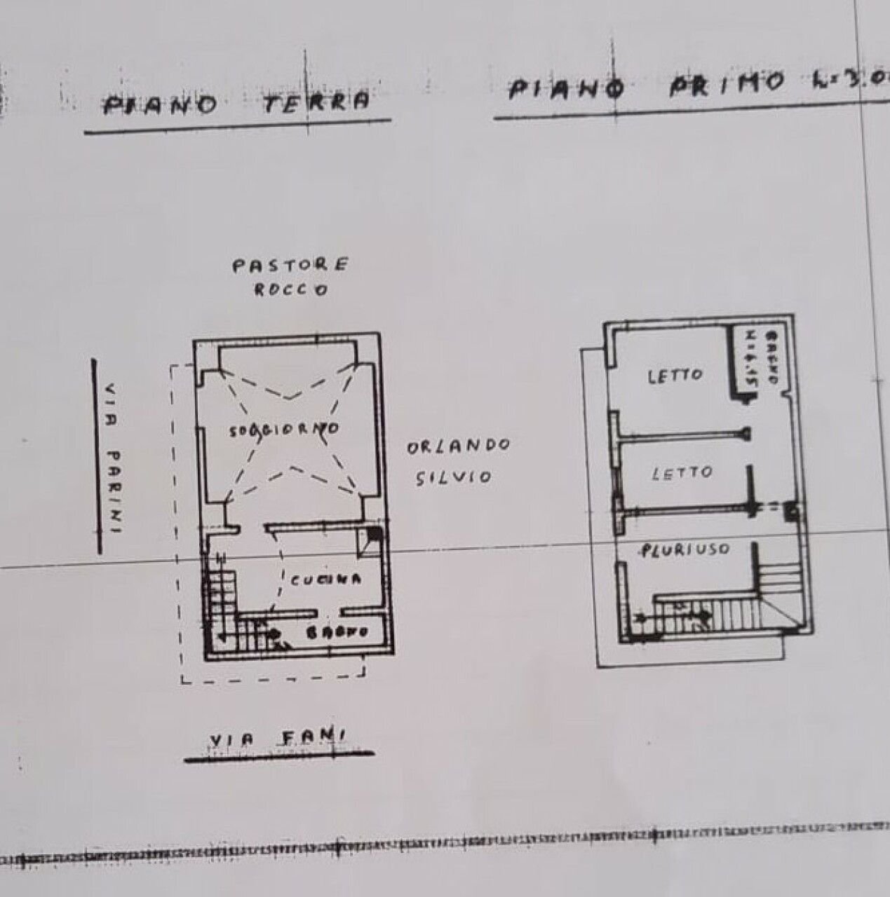 Independent house via Giuseppe Parini, 10, Ruffano - floor plans 1
