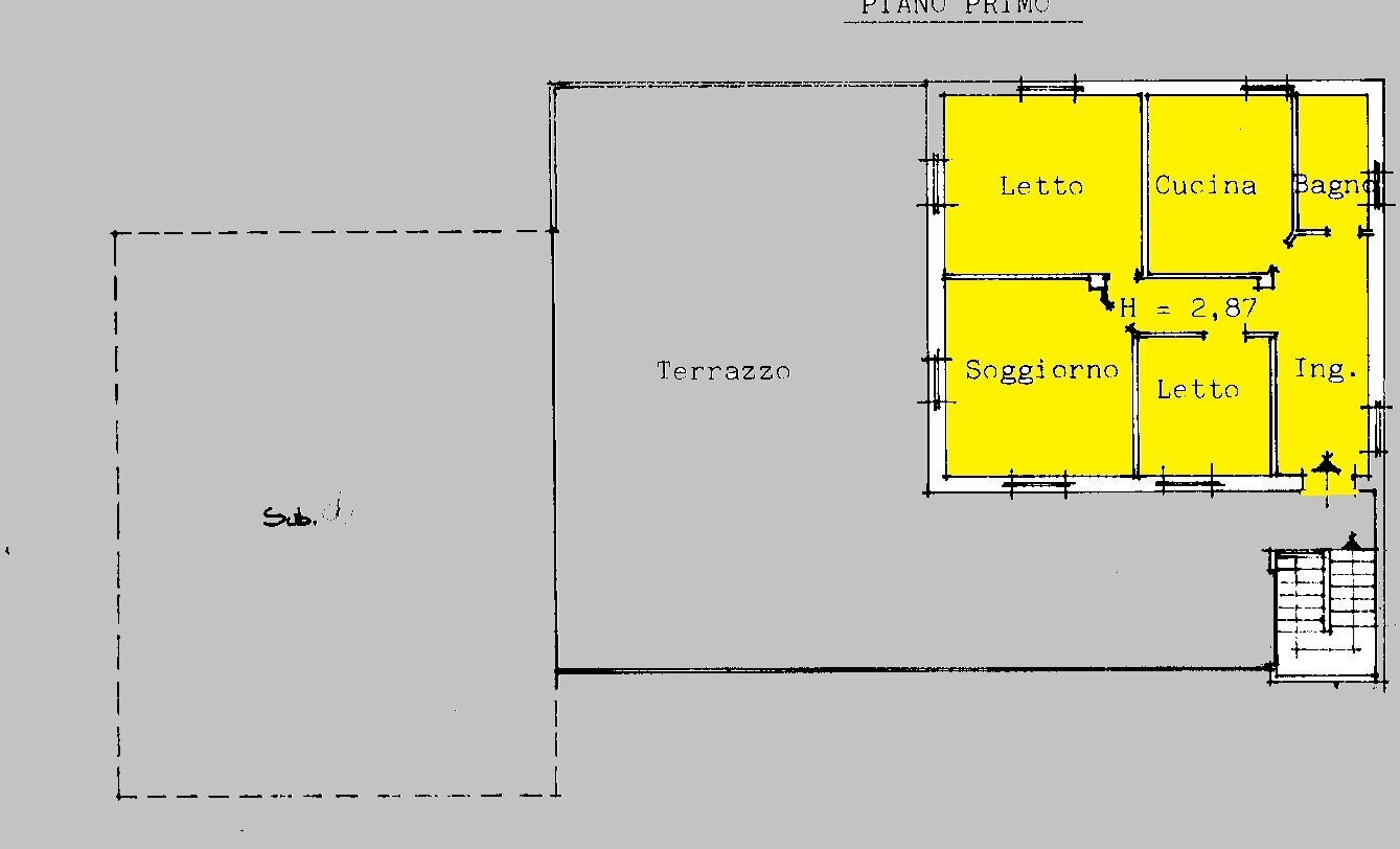 Shed via Pedine, Tollo - floor plans 1
