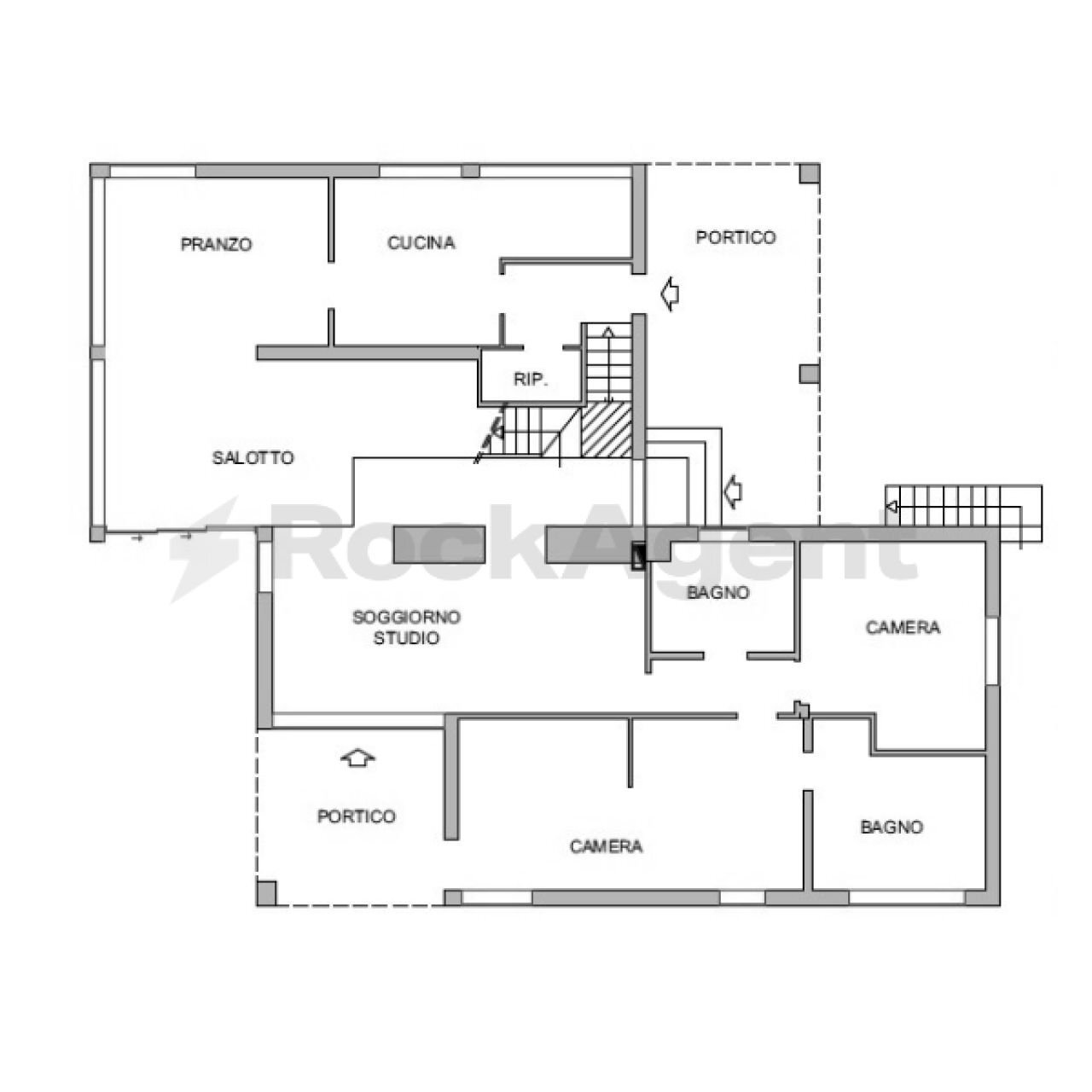 Villa via Risorgimento, 241, Vo' - planimetria 1