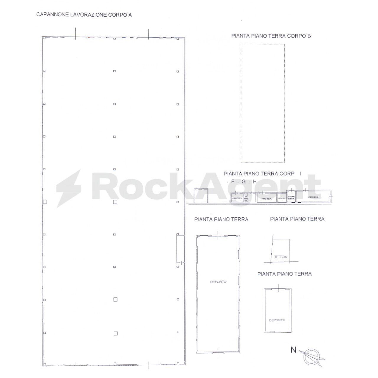 Capannone strada Statale 107 Silana Crotonese, Crotone - planimetria 1
