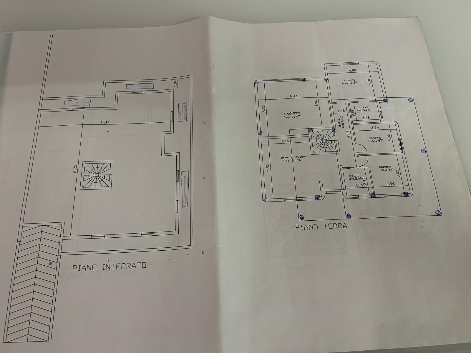 Building land via Monteverde, Ugento - floor plans 1