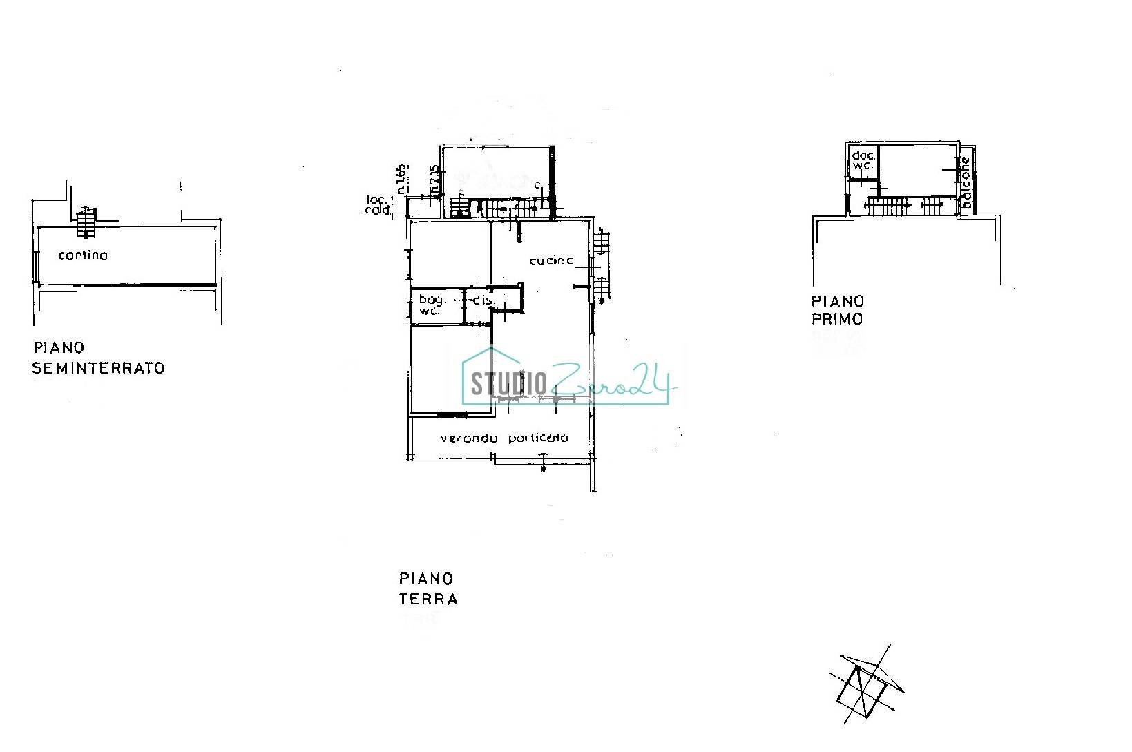 Foto 48 - Villa Via L. Salvatori, Seravezza - floor plans 1