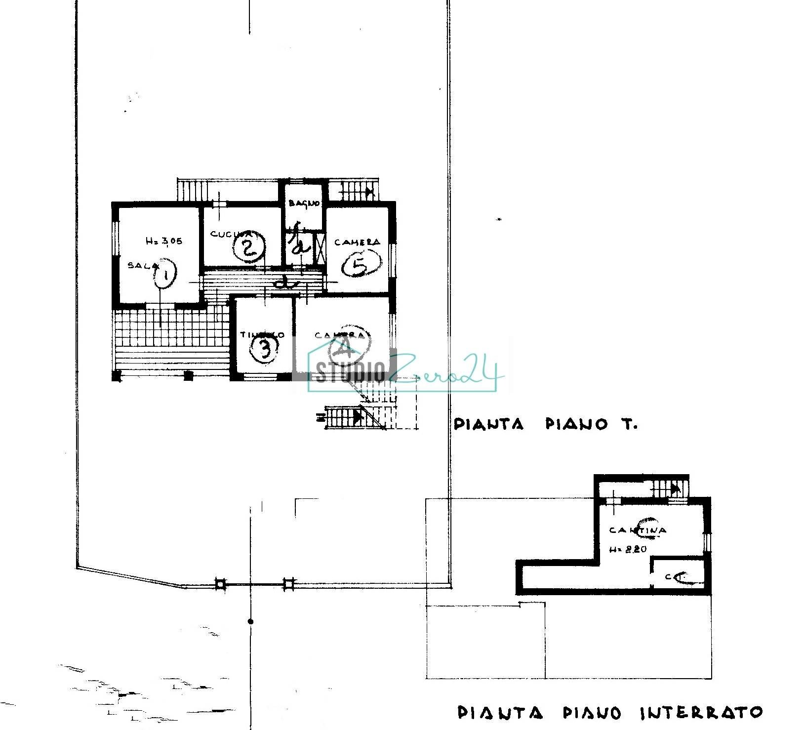 Foto 47 - Villa Via sceltino, Seravezza - floor plans 1