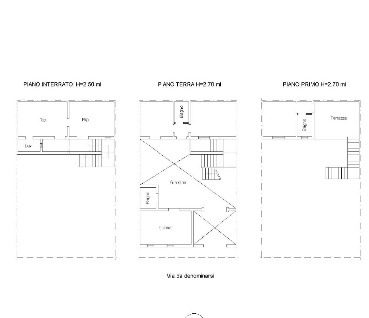 Villa Villaggio Chiusurelle, Porto Cesareo - floor plans 1