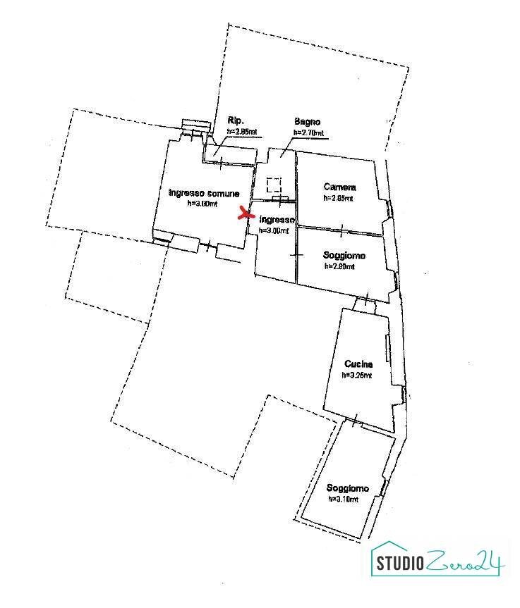 Foto 9 - Trilocale rimembranze
 
22, Amelia - planimetria 1