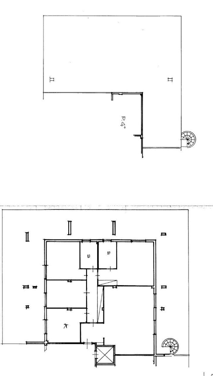 Attic via San Getullo, Roma - floor plans 1