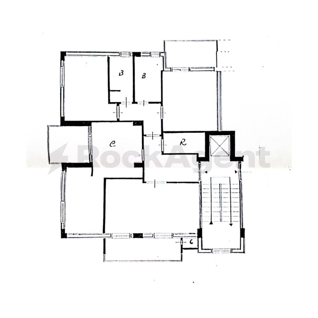 Quadrilocale viale Barlaam da Seminara, 36, Catanzaro - planimetria 1