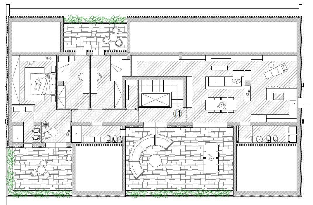 Foto 25 - Attico Via  Veneto, Piacenza - planimetria 1