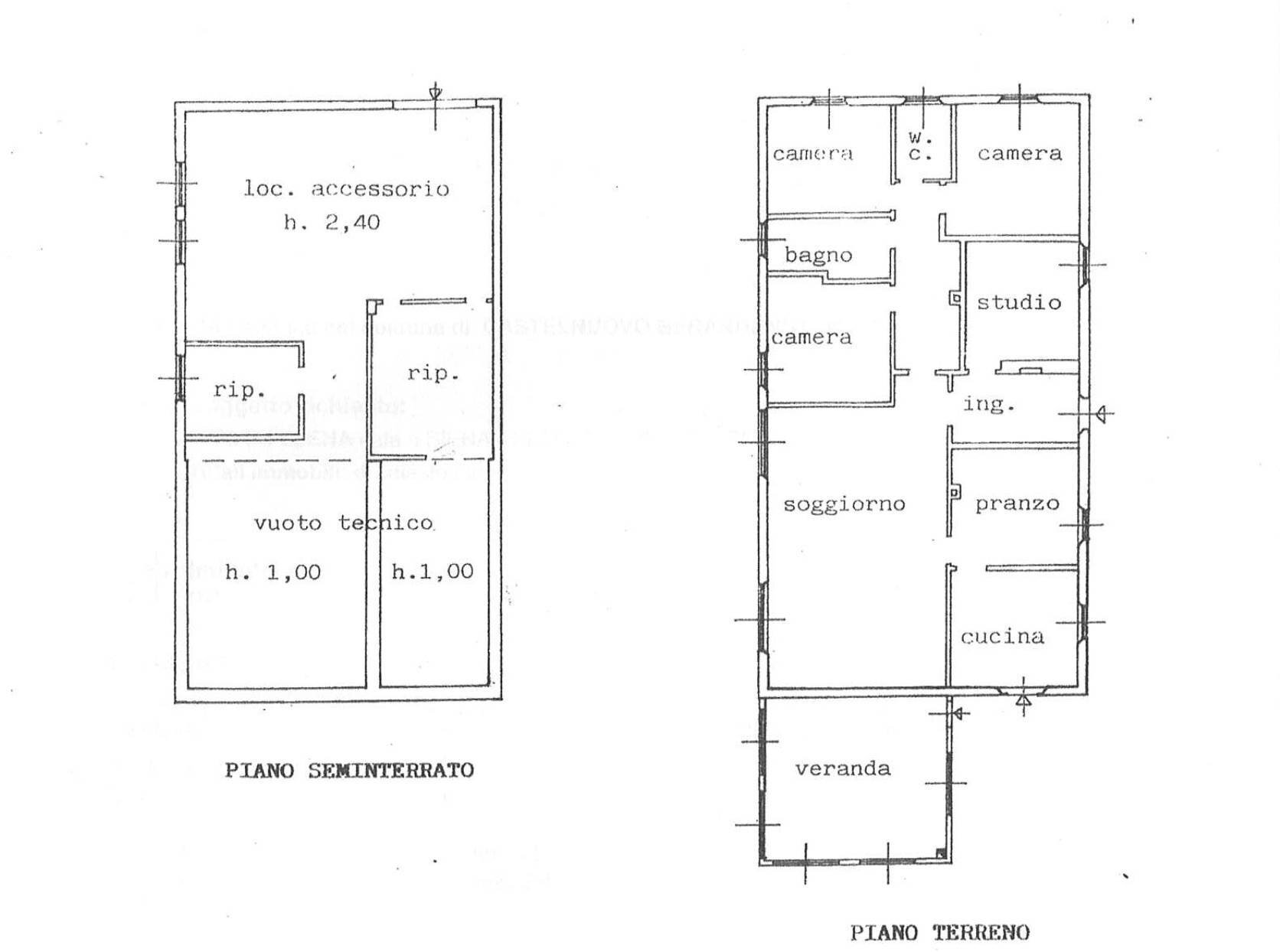 Foto 61 - Appartamento strada di mocenni, Castelnuovo Berardenga - planimetria 1