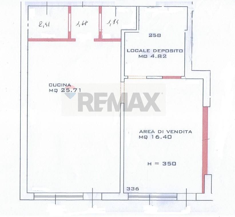 Pianta 2D - Shop Via Lagomaggio
 
176/a, Rimini - floor plans 1