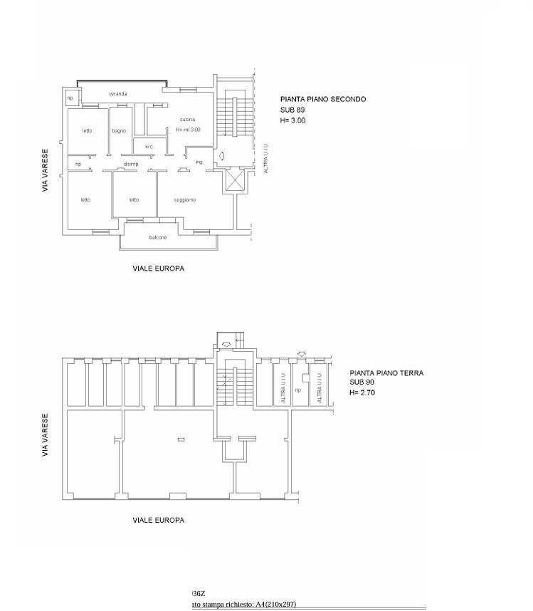 Foto 55 - Appartamento Viale Europa
 
9, Gallipoli - planimetria 1
