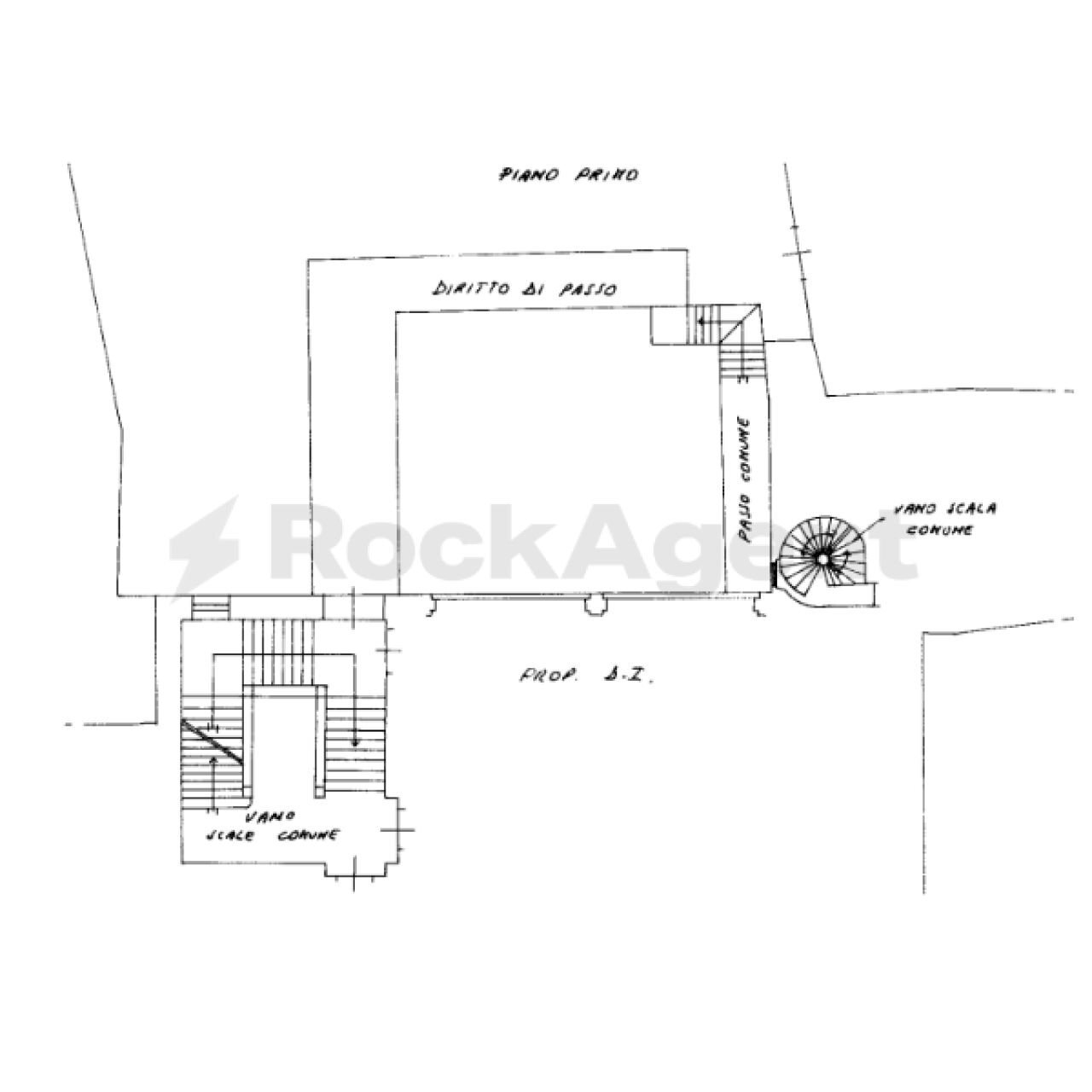 Attic vicolo dei bacchettoni, 1, Pistoia - floor plans 1