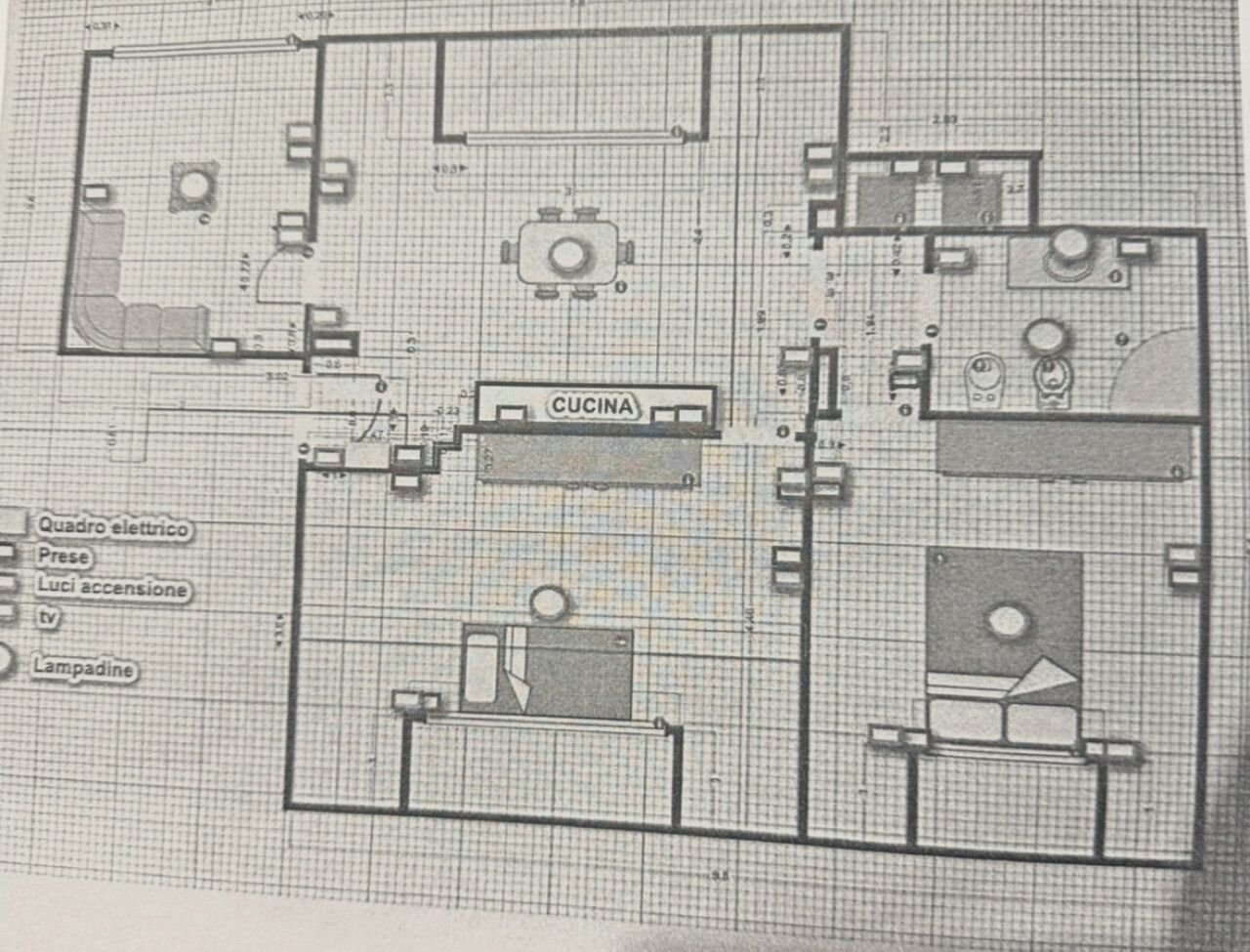 Attico via Bisceglia, Catanzaro - planimetria 1