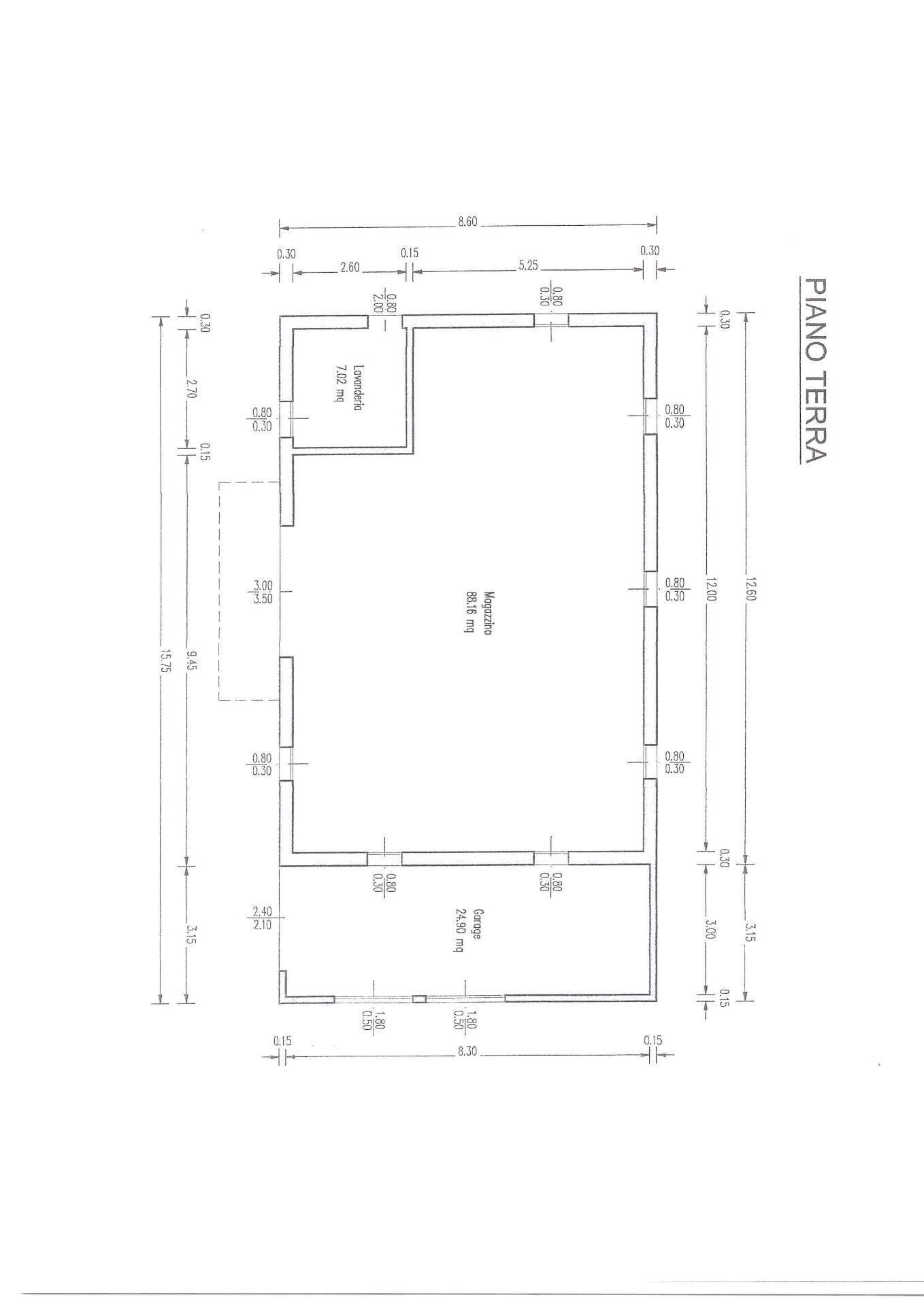 Foto 115 - Casa indipendente Via Castello
 
1/2, Argenta - planimetria 1