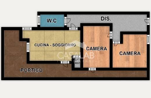 Foto 2 - Four-room apartment Via Magellano
 
snc, Carini - floor plans 1
