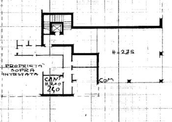 planimetria cantina - Appartamento via Bellacosta, Bologna (zona Colli) - foto 32